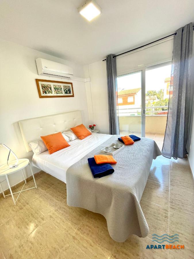 Apartbeach Green Relax Muy Luminoso Junto Playa Y Barbacoa サロウ エクステリア 写真
